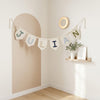 Personalized Canvas Name Garland: Modern Nursery Decor