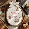 Personalized Hand-Embroidered Storybook Name Hoop: Nursery Decor keepsake