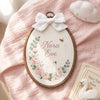 Botanical Bloom Personalized Hoop: Sweet Blossom Nursery Hoop