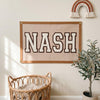 Custom Felt Name Banner: Personalized Varsity Letter Sign
