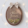 Personalized Storybook Embroidery Hoop: Custom Name Nursery Art