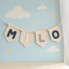 Personalized Felt Name Bunting: Pastel Nursery Decor