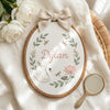 Little River Friends Hoop: Personalized Otter and Swan Hoop