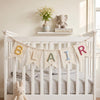 Rustic Custom Name Banner: Yarn Letter Garland for Baby Crib