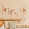 Personalized Felt Name Bunting: Pastel Nursery Decor