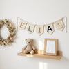 Personalized Canvas Name Garland: Modern Nursery Decor