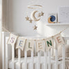 Rustic Custom Name Banner: Yarn Letter Garland for Baby Crib