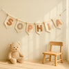 Personalized Felt Name Bunting: Pastel Nursery Decor