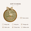 Custom Goose Embroidered Baby Name Hoop: Newborn Announcement