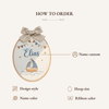 Handmade Train and Sailboat Embroidery: Personalized Baby Name Hoop