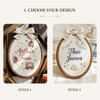 Personalized Hand-Embroidered Storybook Name Hoop: Nursery Decor keepsake