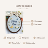 Personalized Pond Nursery Hoop: Waterside Friends Name Hoop