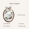 Little River Friends Hoop: Personalized Otter and Swan Hoop