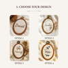 Custom Embroidered Baby Name Hoop: Nursery Wall Decor, Newborn Gift