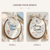 Personalized Baby Name Sign: Embroidered Hot Air Balloon & Kite Hoop Art