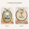 Personalized Embroidered Baby Name Hoop: Baby Nursery Decor