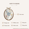 Personalized Baby Name Embroidery Hoop: Custom Nursery Decor