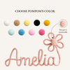 Personalized Knitted Wire Name Sign: Custom Nursery Decor