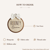 Custom Baby Name Embroidery Hoop: Scandinavian Nursery Decor