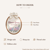 Personalized Baby Name Hoop: Birth Flower Embroidery