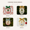 Personalized Embroidered Christmas Ornament: Handmade Keepsake
