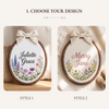 Wildflower Nursery Decor: Embroidered Daisy and Lavender Hoop