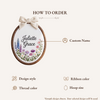 Wildflower Nursery Decor: Embroidered Daisy and Lavender Hoop