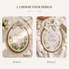 Custom Embroidered Wildflower Name Hoop: Personalized Welcome Home Gift