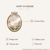 Custom Embroidered Wildflower Name Hoop: Personalized Welcome Home Gift