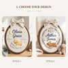 Sleepy Animal Nursery Decor: Custom Moon and Stars Baby Gift