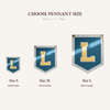 Personalized Felt Initial Banner: Custom Felt Letter Pennant for Nursery