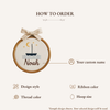Custom Hand-Embroidered Sailboat Name Hoop: Birth Announcement Gift