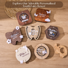 Personalized Wooden Tooth Fairy Box, Baby Teeth Keepsake