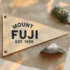 Personalized Canvas Pennant Flag: Custom Text Wall Banner