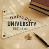 Custom Canvas Pennant Flag: Personalized Wall Banner, Nursery Decor