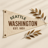 Custom Canvas Pennant Flag: Personalized Wall Banner, Nursery Decor