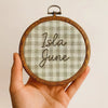 Personalized Baby Name Announcement Hoop: Embroidered Nursery Keepsake, Wall Hanging