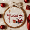 Personalized Embroidered Baby's First Christmas Ornament: Custom Keepsake