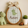 Personalized Baby Name Embroidery Hoop: Custom Nursery Decor
