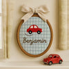 Personalized Baby Name Embroidery Hoop: Custom Nursery Decor