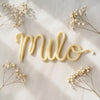Personalized Knitted Wire Name Sign: Custom Nursery Decor