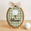Personalized Embroidered Baby Name Hoop: Baby Nursery Decor