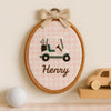 Personalized Embroidered Baby Name Hoop: Baby Nursery Decor