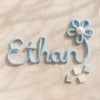 Personalized Knitted Wire Name Sign: Custom Nursery Decor