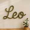 Personalized Knitted Wire Name Sign: Custom Nursery Decor