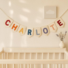 Personalized Felt Name Bunting: Pastel Nursery Decor