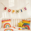 Personalized Felt Name Bunting: Pastel Nursery Decor