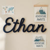 Handmade Knitted Wire Name Sign: Nursery Wall Decor