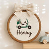 Personalized Embroidered Baby Name Hoop: Baby Nursery Decor