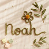 Personalized Knitted Wire Name Sign: Custom Nursery Decor